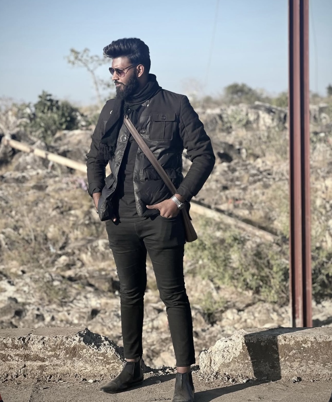 Fardeen Ahmad Khan — outdoor portfolio portrait