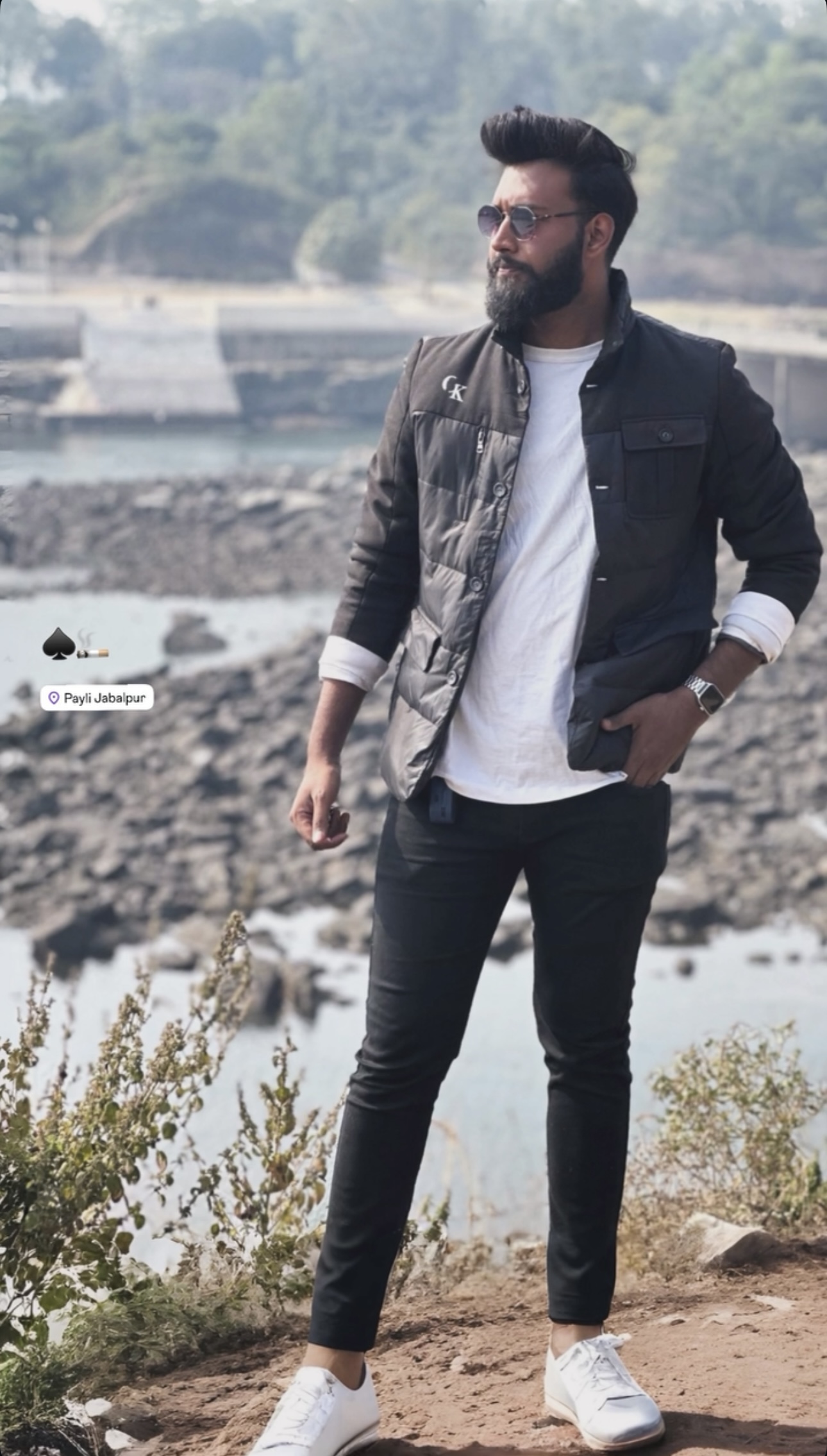 Fardeen Ahmad Khan — outdoor portfolio portrait